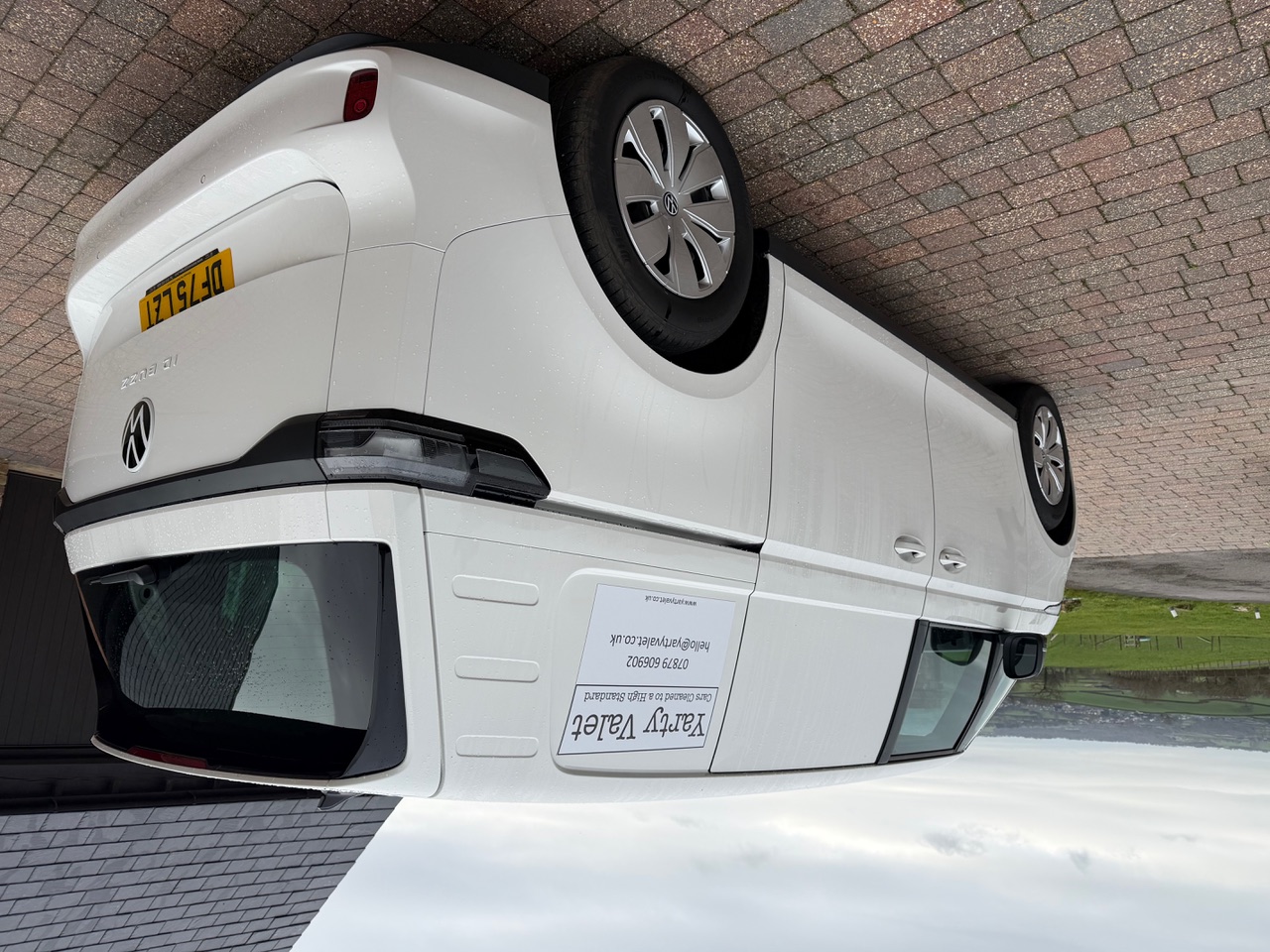The Yarty Valet van in the Yarty Valley